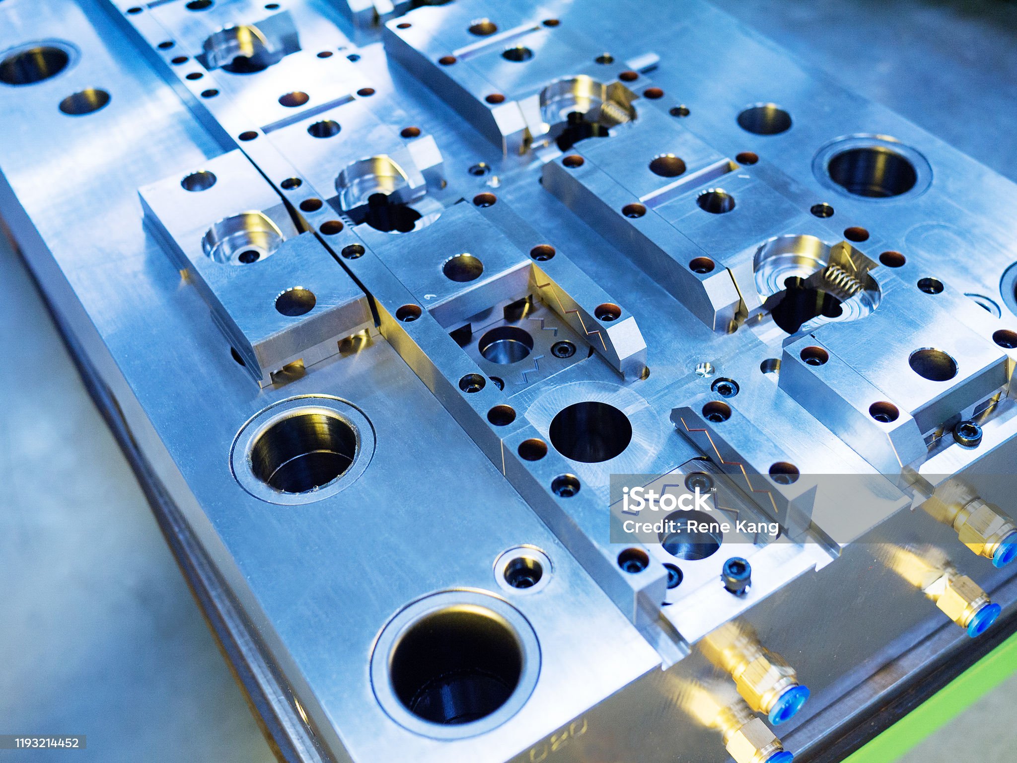 Mold plate and parts in production